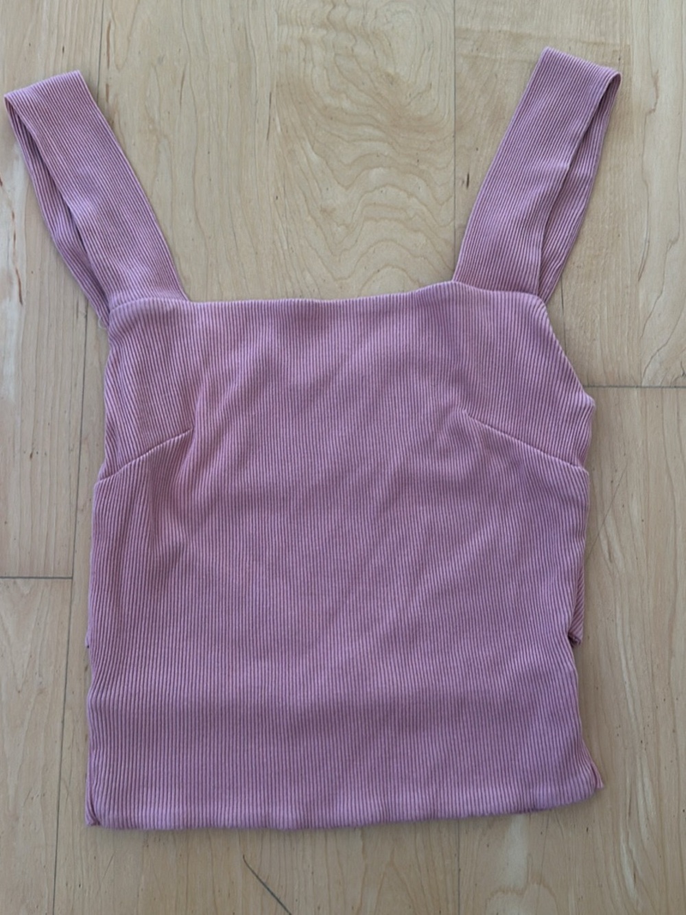 ILLA ILLA Ribbed Square-Neck Tank Top